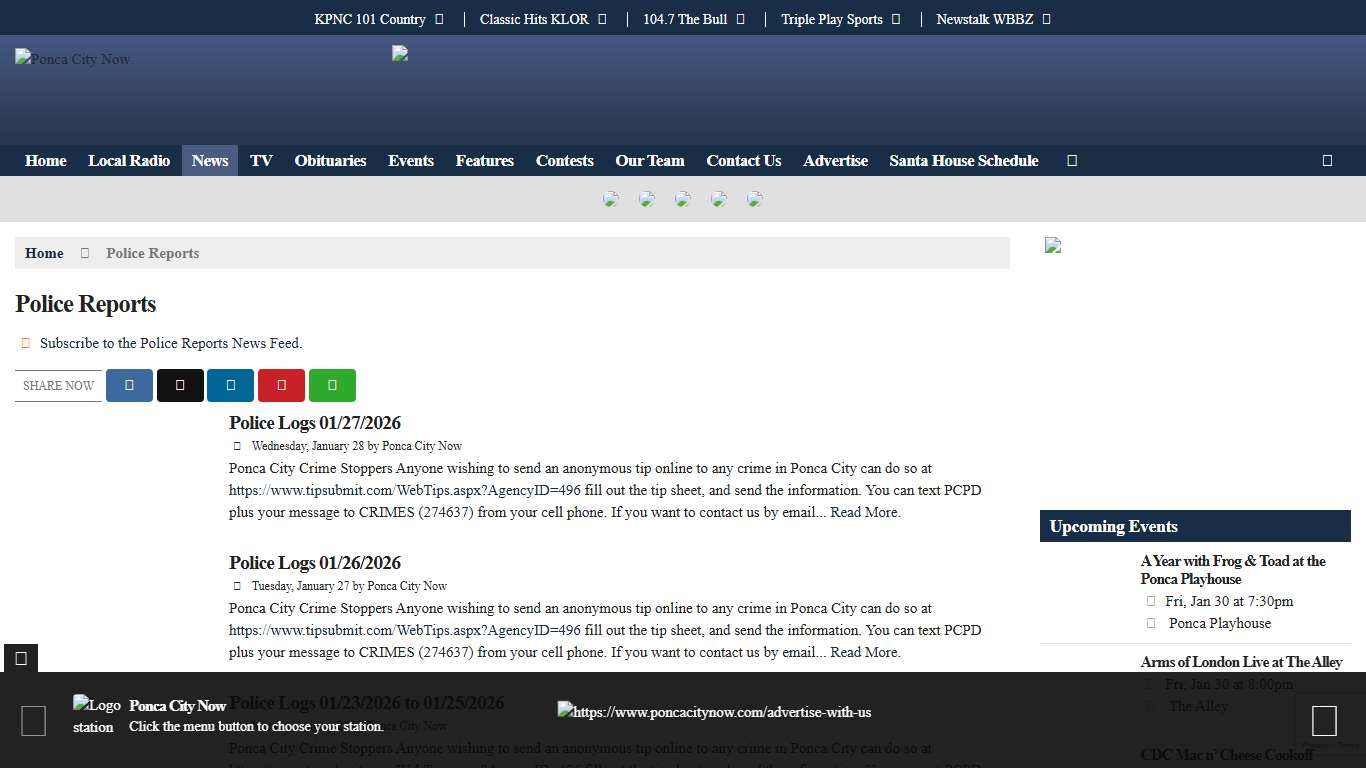 Police Reports Archives - Ponca City Now